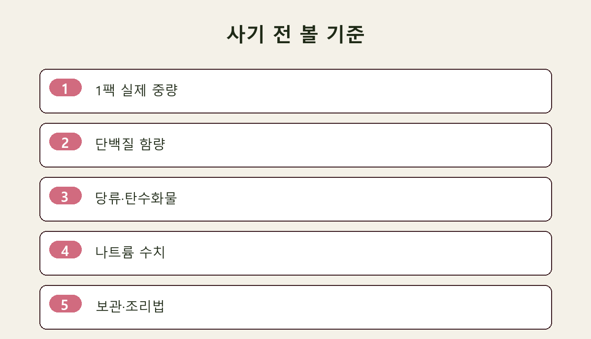 사기 전 볼 기준