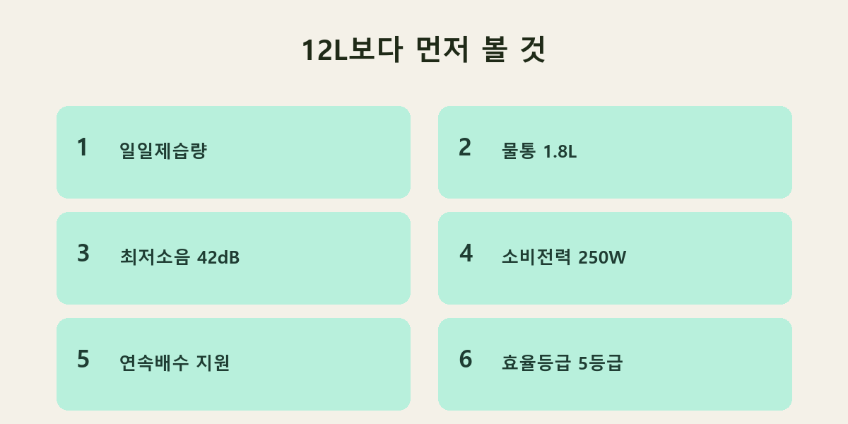 12L보다 먼저 볼 것