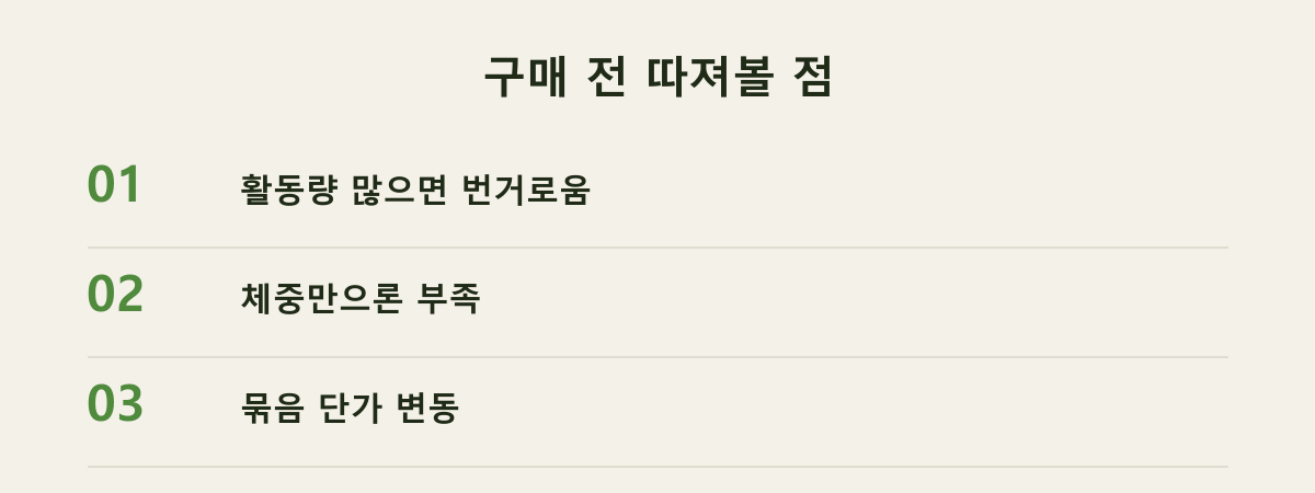 구매 전 따져볼 점