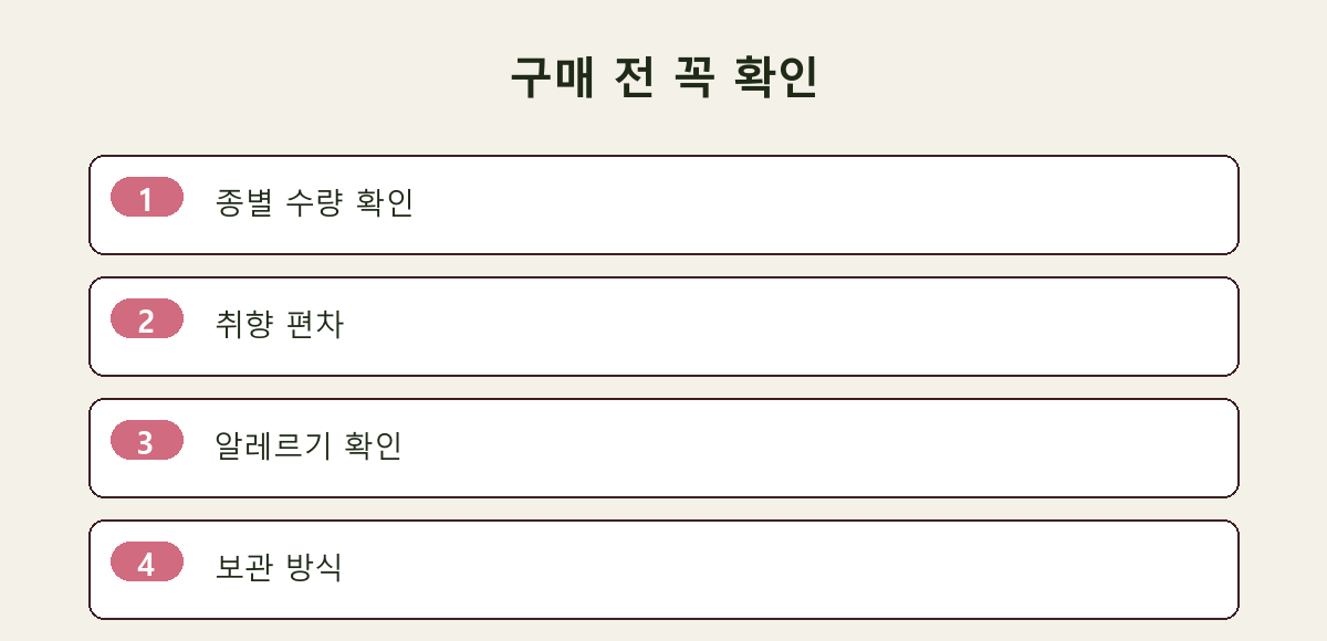 구매 전 꼭 확인
