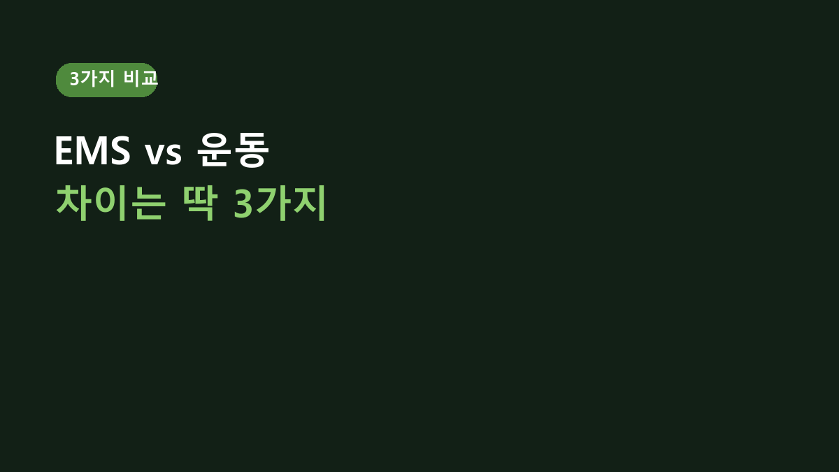 EB26-SB04 vs 복근운동 vs 온열벨트, 에르고바디 쉐이피 EMS는 어디에 맞을까?