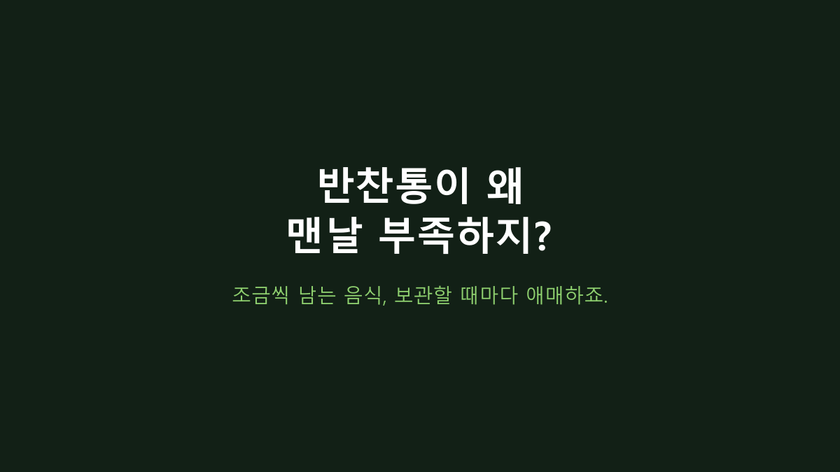 리밀 250ml 소분용기 30개, 반찬통으로 써도 괜찮을까?
