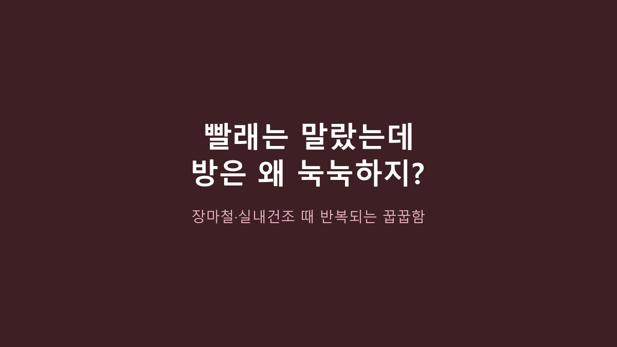 12L 제습기 고르는 사람들의 공통점, 포첸 PC-DH2407은 ‘12L’보다 먼저 볼 게 있습니다