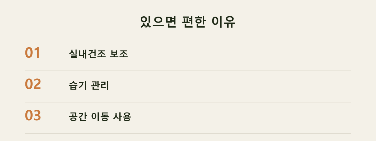 있으면 편한 이유