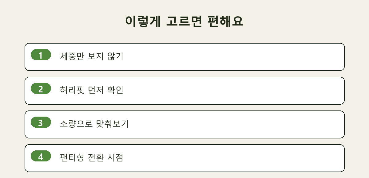 이렇게 고르면 편해요