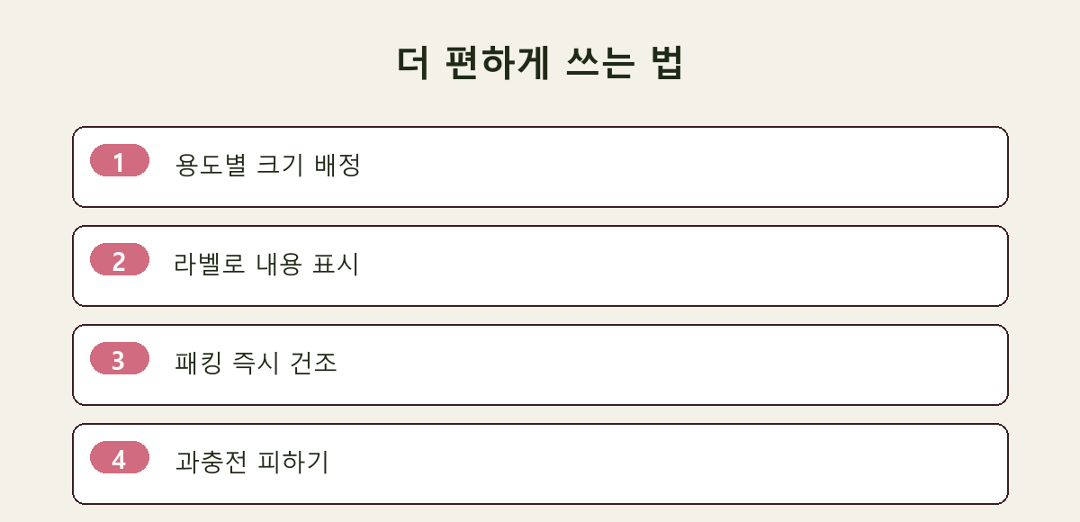 더 편하게 쓰는 법